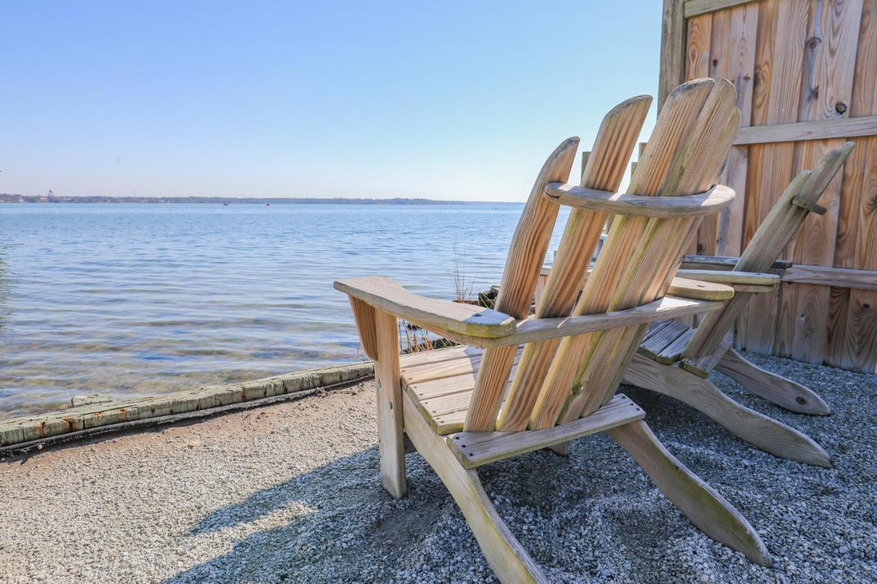 Spacious Home With Waterfront View-Welcome Pets Sneads Ferry Exterior foto